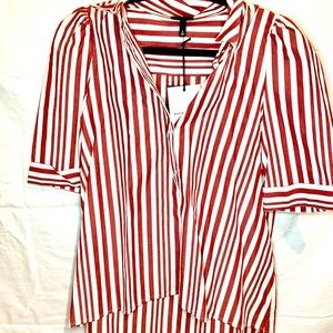 WHOWHATWHERE striped tee